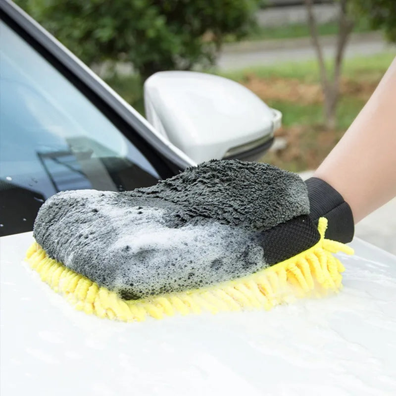Luvas de microfibra limpeza de carro